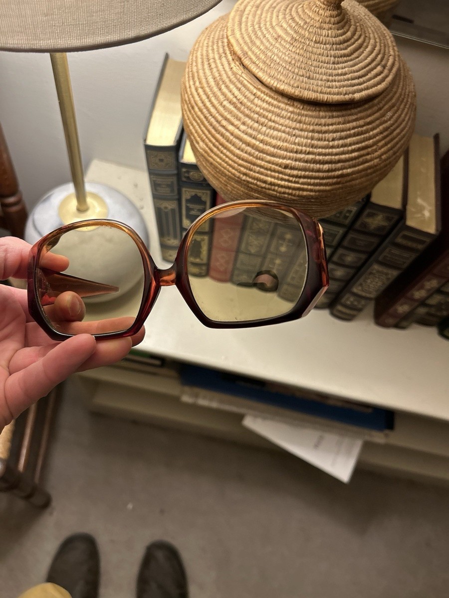 Vintage Oversized Sunglasses NOS JAPAN Vintage Unique Japan Oversized Sunglasses Rare Unique Nice  main image 3