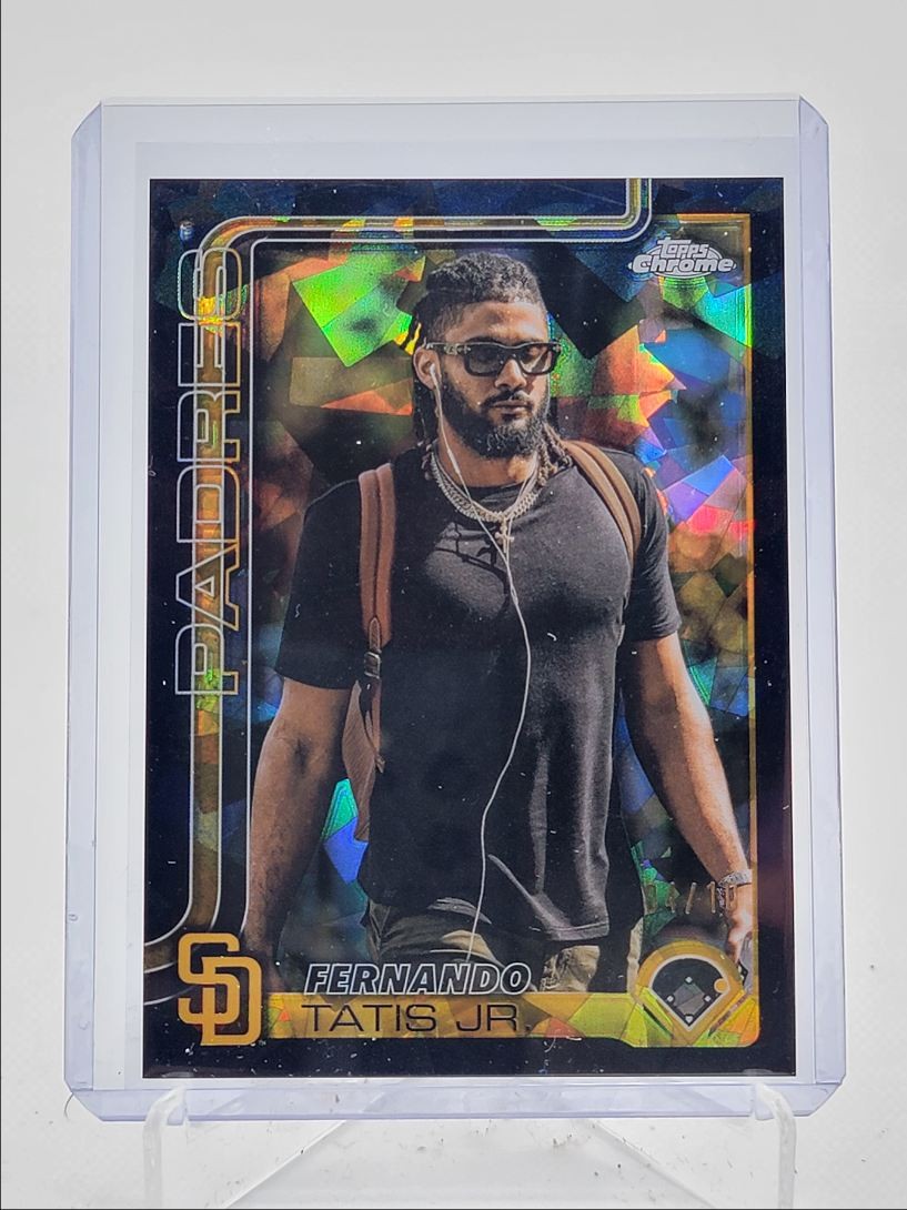 FERNANDO TATIS JR. 2025 TOPPS CHROME SAPPHIRE BLACK VARIATION /10 Q5189