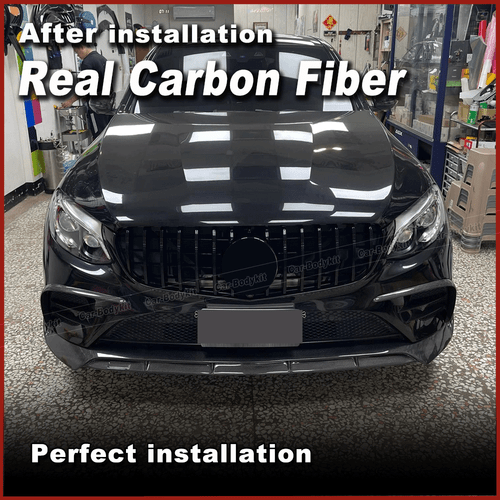 Carbon Frontspoiler Frontlippe Passt für Mercedes C253 GLC300 GLC43AMG 2018-2024 - Picture 2 of 7