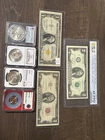 Lot Of Graded Silver Eagle, Morgan Dollar And Other Bullion