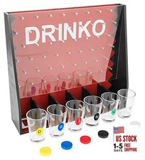 DRINKO Drinking Game - - Fun Social Shot Glass Party Game for Groups /