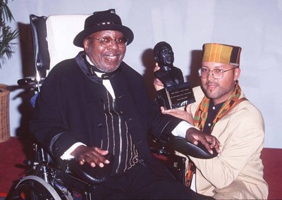 Curtis Mayfield & Son Tracy Celebrity Movie Star TV Music Film Old Photo