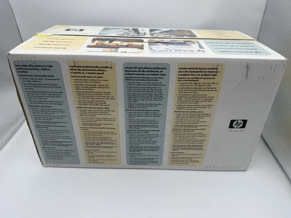 HP Deskjet 450 CBi Mobile Printer New In Box - Image 3 of 4