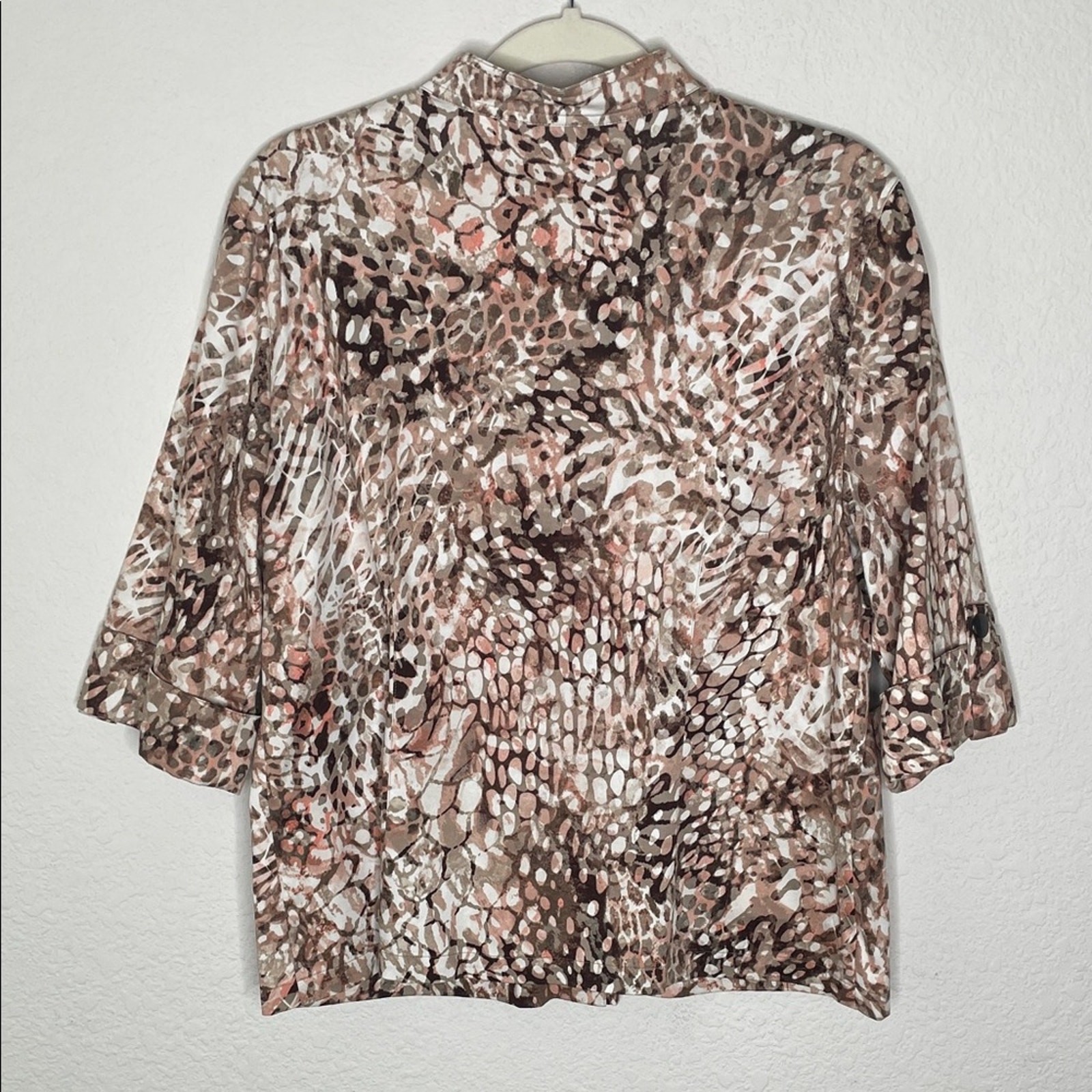 Chico's Multicolor Patterned Button-Down Shirt wo… - image 4