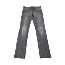 Diesel BI-BI SS-Legging Grey Stretch Moto Paneled Jeans Wash 0882M Womens 25X27
