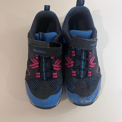 Merrell Kids Unisex Trail Chaser Sneakers Blue And Pink Size 2.5W