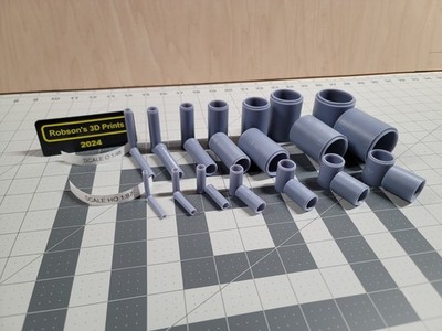 RCP CONCRETE PIPE MODEL SCALE O (1/48) AND HO (1/87)