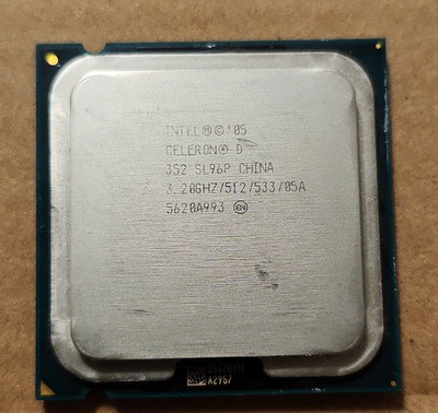 Intel Celeron D 352 3.20GHz 512KB 533MHz CPU LGA775/Socket T SL96P