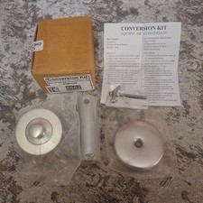 Bathtub Tub Drain Stopper Trim Conversion Kit Brushed Nickel Single Assembly