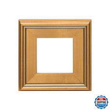 Creative Mark Plein Air Picture Frame, Hand Leafed Gold, 8x8 - 2.75" Wide