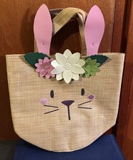 Bath  Body Works Limited Edition BUNNY BASKET TOTE BAG Easter 2025 - NWT