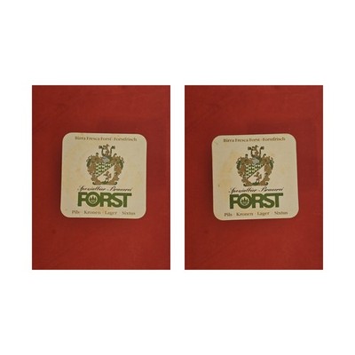 Forst Birra Fresca Forst-Forstfrisch Brauerei Bierdeckel Beermat