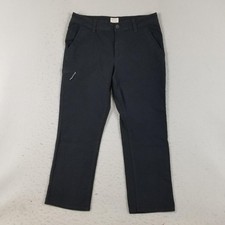 Weatherproof Vintage Pants Mens 34x29 Black Relaxed Fit Stretch Casual Cotton