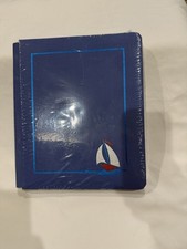 Creative Memories 8x10 Blue Sailboat Limited Edition Summer 1995 Scrapbook Album