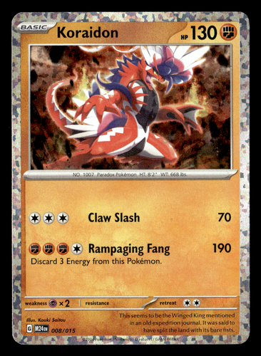Koraidon Promo Holo McDonald's Promos 2024 008/015 LP Pokémon TCG | eBay UK