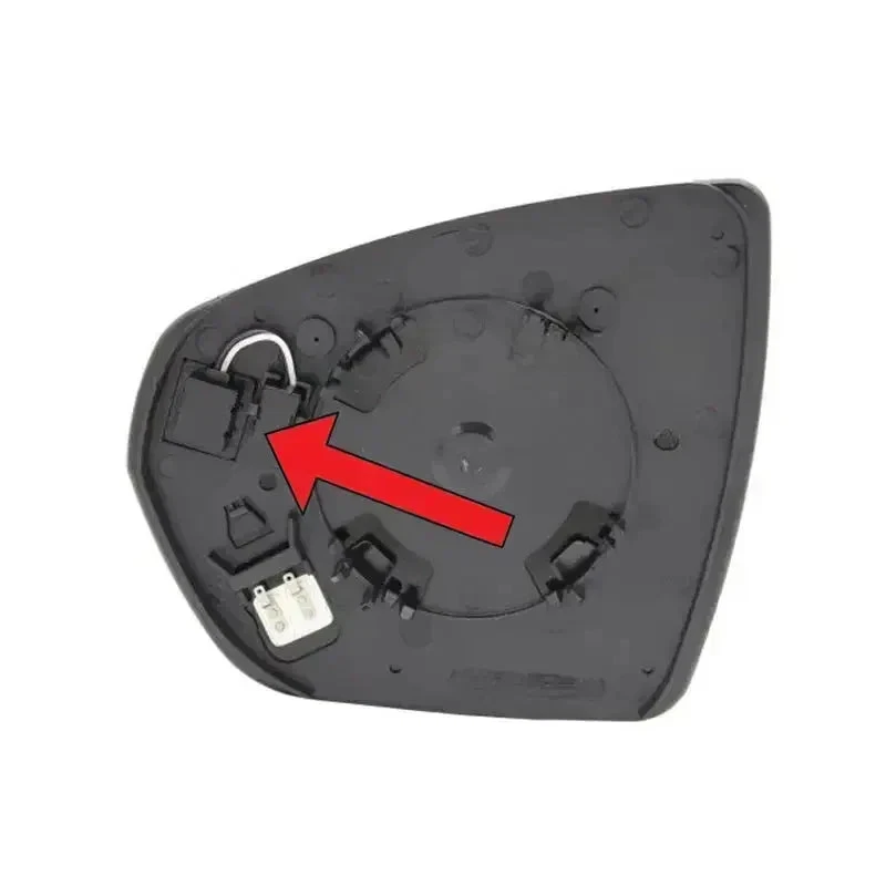 Vetro Specchio Retrovisore Blind Spot Lato DX Per DS 7 Crossback (J) 2017- - Immagine 2 di 3