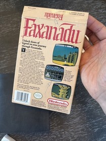 Faxanadu (Nintendo NES) 1989 Complete CIB Box Manual Great Shape