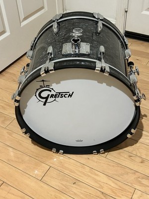 Gretsch Brooklyn Bass Drum 18x14 black Marine Pearl CLEAN!!