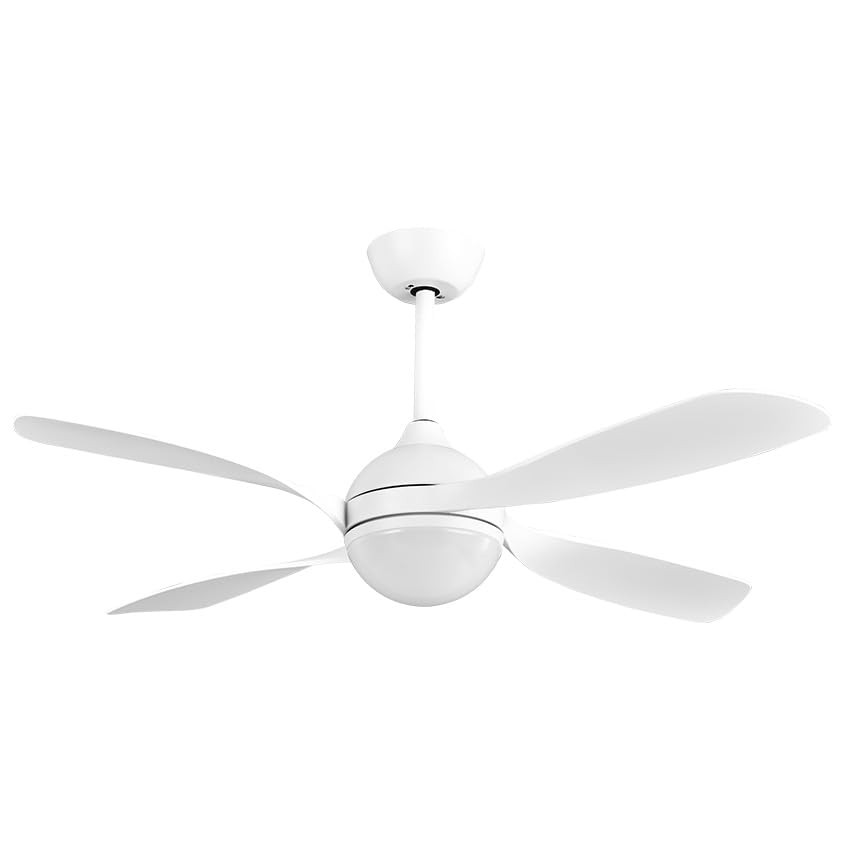 Eden pulse Ventilatore bianco 4 pale 30W 3250lm, 3 temperature, (n3R)