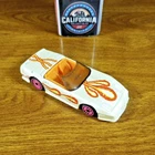 Hot Wheels Vintage Revealers Custom Corvette Convertible Pearl White UH 1993