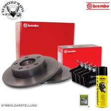 Brembo Bremsensatz + Reiniger HINTEN Ø 276mm Mercedes-Benz A-Klasse B-Klasse