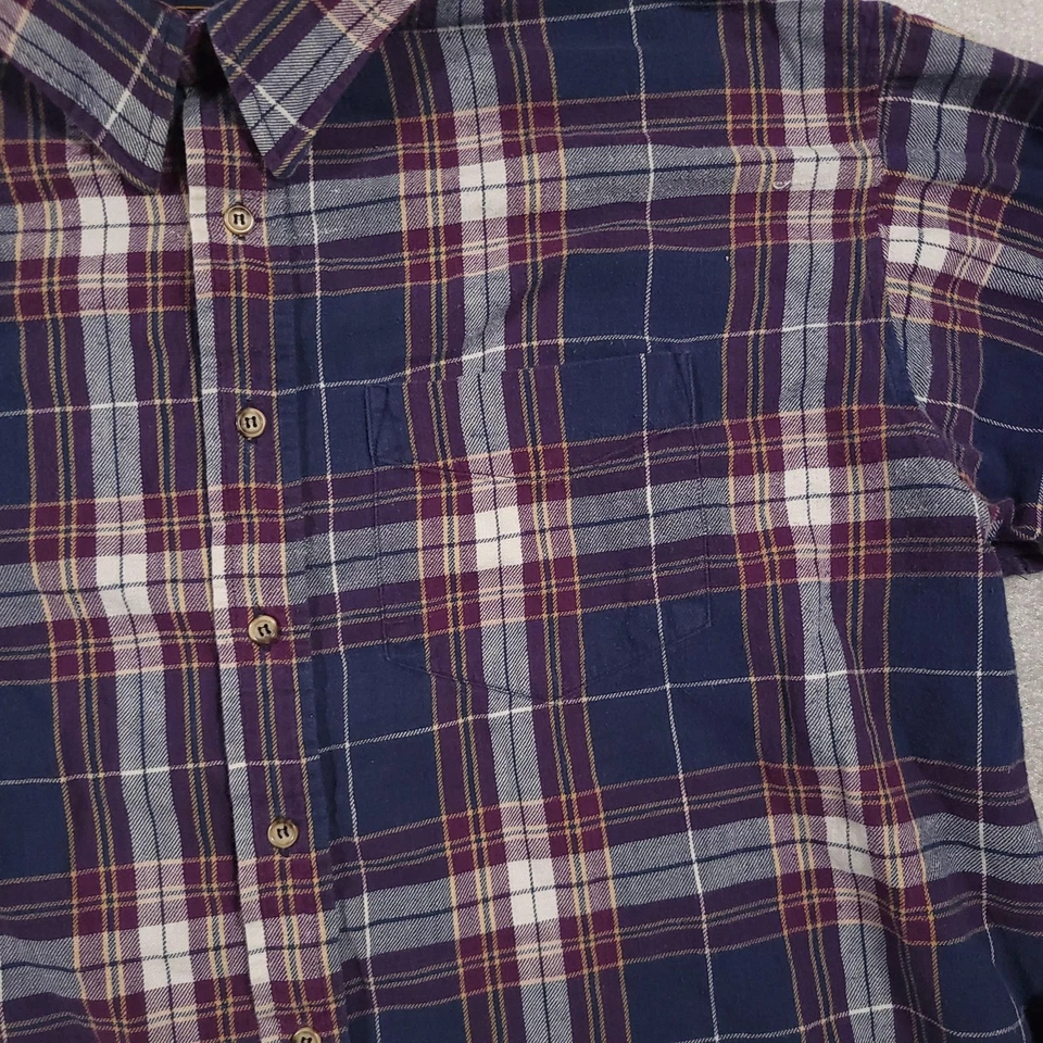 Arrow Shirt Mens 2XL Plaid Button Down Long Sleeve Flannel Pocket Casual - Image 3 of 4