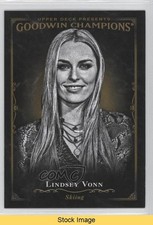 2016 Upper Deck Goodwin Champions Black & White Lindsey Vonn #122 READ 1i7