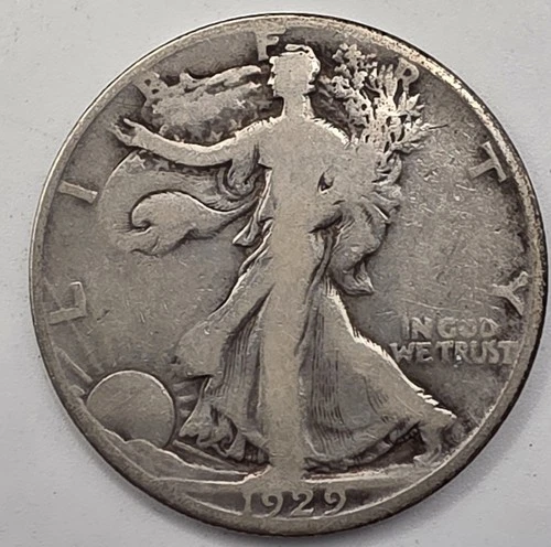 1929-D 50C *SILVER*  Walking Liberty Half Dollar   GREAT WAY TO BUY SILVER