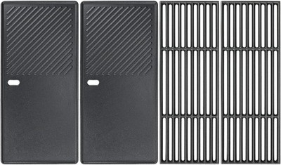 Cast Iron Grillplatte 43x72 cm Enamelled 2 Stück
