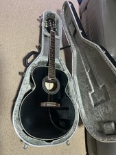Epiphone EJ200 Artist Ebony Limited Edition Jumbo Guitar With Hiscox Case