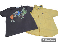 Lot of 2 Sz 4T Boys TOMMY BAHAMA Tee TOMMY HILFIGER Summer Dress Shirt