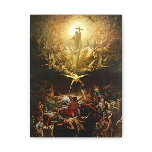 Catholic Canvas The Triumph of the Name of Jesus Religious Home Decor - Picture 2 of 9