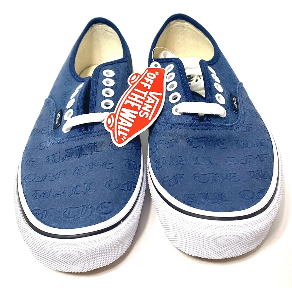 Vans Authentic Dress Blues Deboss OTW Suede Skate Shoes Men’s Women’s  Size