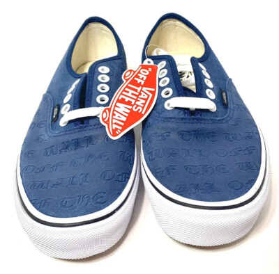 Vans Authentic Dress Blues Deboss OTW Suede Skate Shoes Men’s Women’s  Size