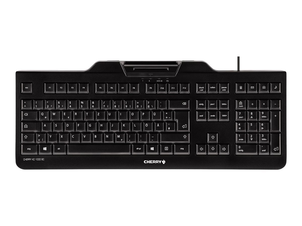 Cherry KC 1000 SC Tastiera AZERTY Nero Tastiera JK-A0100BE-2