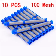 10PCS Blue Airless Paint Spray Gun Filter for Contractor II 287033 100 Mesh