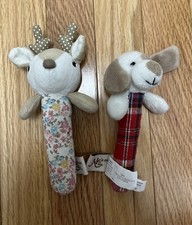 Maison Chic Stick Rattle Bundle - Max The Puppy  A Reindeer