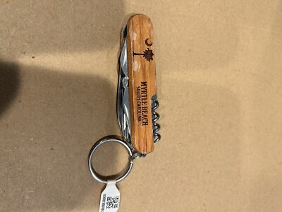 Myrtle Beach Pocket Knife / Multi Tool - Engraved With   Debbie  