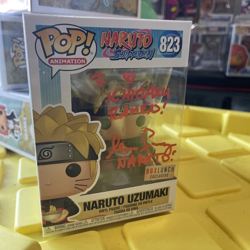 Signed Naruto Uzumaki with Ramen Boxlunch Exclusive Funko Pop! #823
