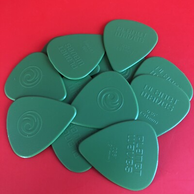 Planet Waves Guitar Pick .91mm Green Medium Heavy Delflex 12 Twelve 1Dozen Picks