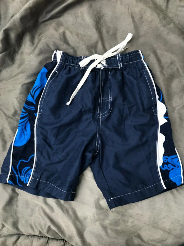 EUC лот земли конец M размер 5с 6с серфинга 3T плавки размер мальчиков темно-синий - Изображение 2 из 4