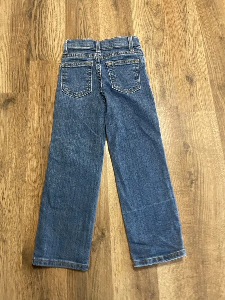 Sonoma Jeans, Girl's Size 4, Blue, Denim, Straight Slim, Pockets, Medium Wash - Image 2 of 4