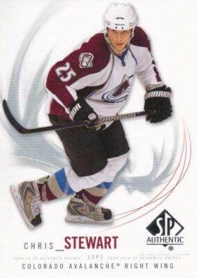 2009-10 SP Authentic #41 CHRIS STEWART - Colorado Avalanche