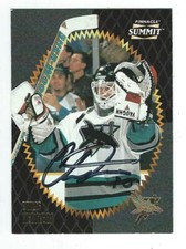 Chris Terreri Signed 1996/97 Pinnacle Summit Card #89