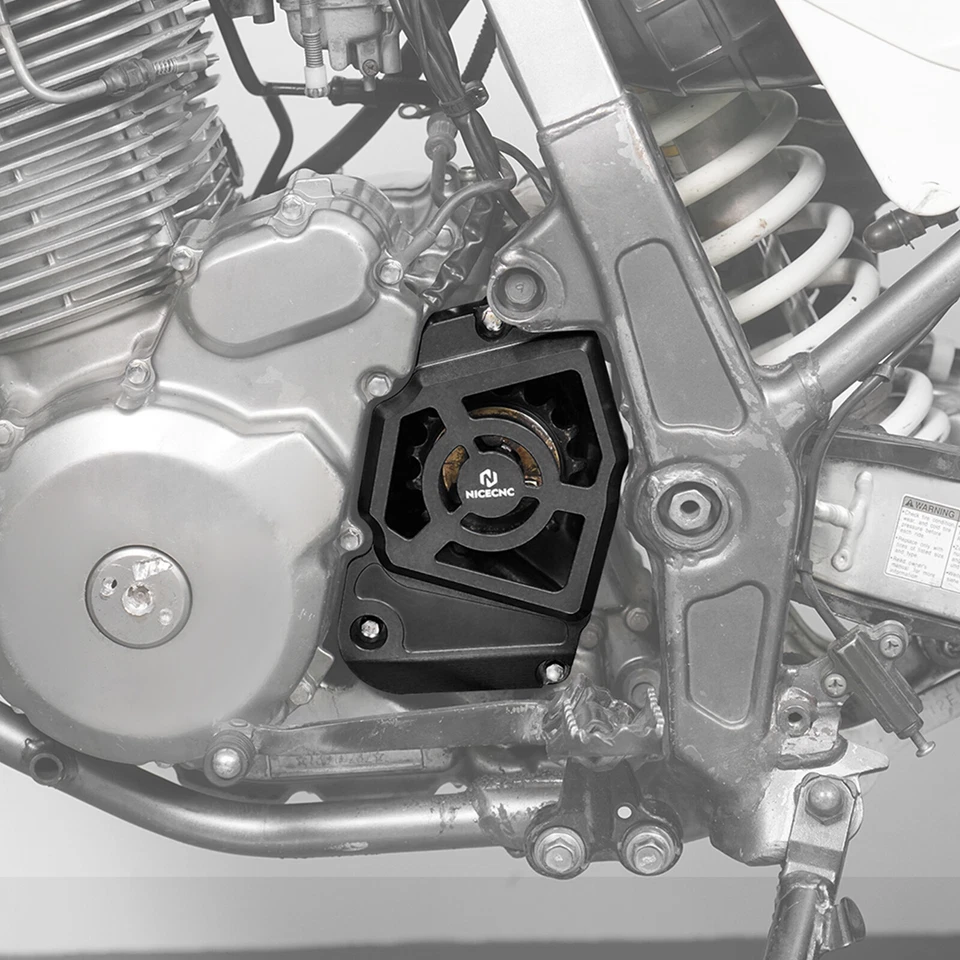 CNC Front Sprocket Cover Chain Guard Protector for Suzuki DR650S/SE 1996-2024 - Image 4 of 4