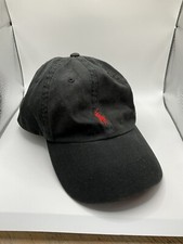 Polo Ralph Lauren Men's Cotton Chino Ball buckled strap Classic Cap BLACK