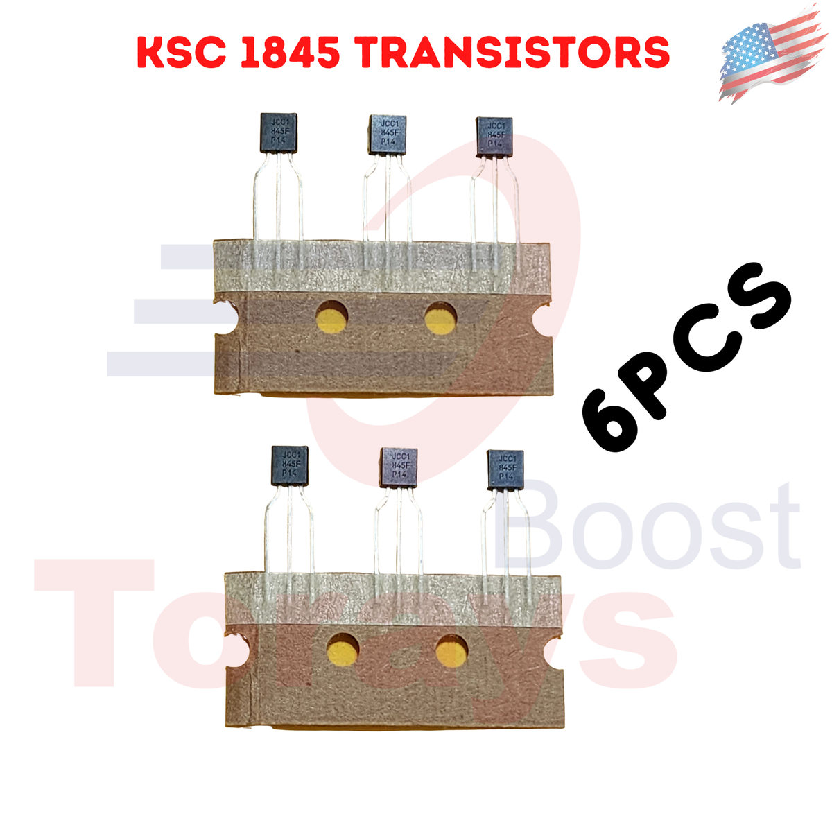 2SC1845, C1845, TO-92 Transistor NPN 6-PCS J-10