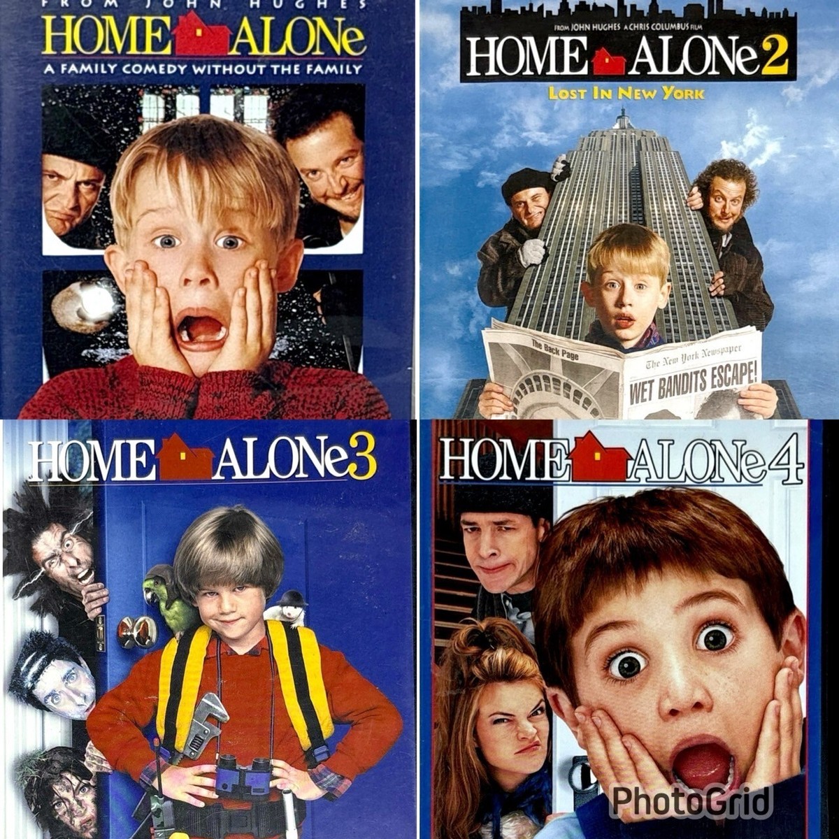 Home Alone/Home Alone /Home Alone 3/Home Alone (DVDset