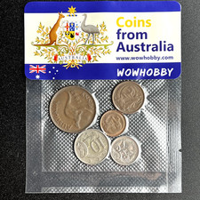 Australian Coins 🇦🇺 5 Unique Random Coins from Australia for Coin Collecting
