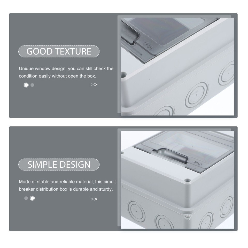 Power Distribution Enclosure 2 Way Box Waterproof Simple to Operate eBay